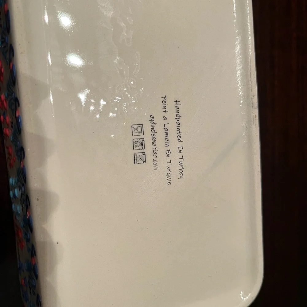 Myth Arts Hand painted Bread Baking Dish- From Turkey